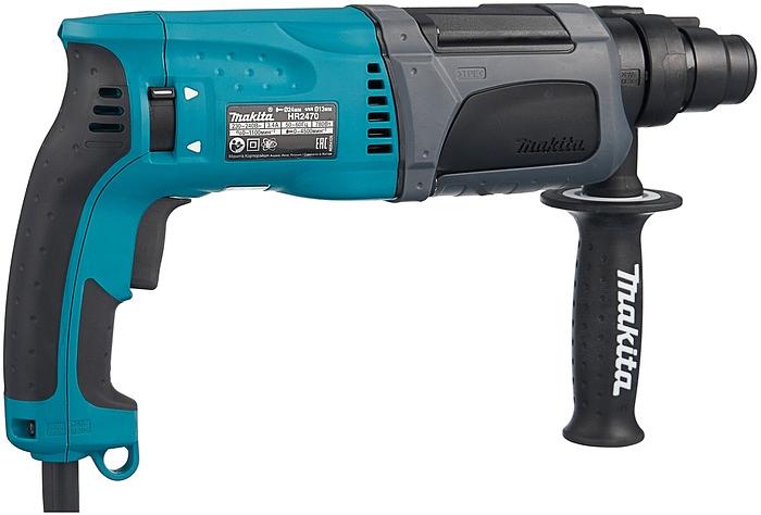 Перфоратор Makita HR2470 PROMO патрон:SDS-plus уд.:2.7Дж 780Вт (кейс в комплекте) фото 2