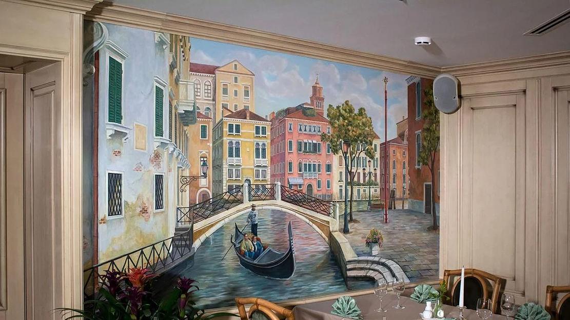 Художественная и декоративная роспись стен на заказ от творческой мастерской «Лотос» г. Астана фото 1