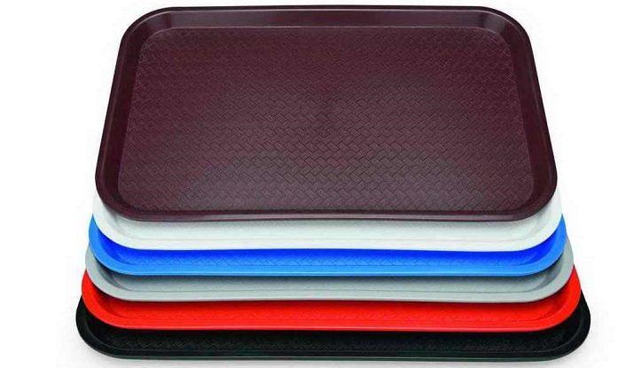 Разнос пластиковый, черный фото 1