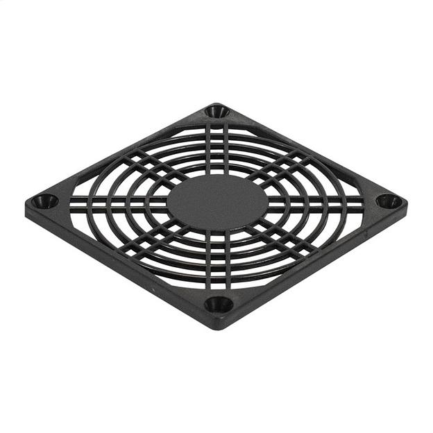Exegate EX295269RUS Решетка для вентилятора 80x80 ExeGate EG-080PSB (80x80 мм, пластиковая, квадратная, черная) фото 1