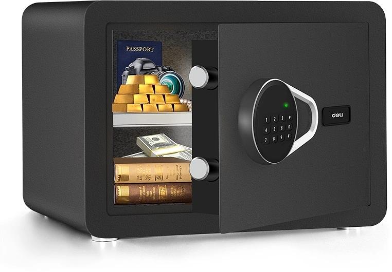 Сейф Deli ET540 электронный/ключевой фото 1