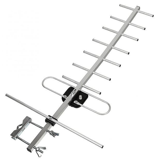 Антенна телевизионная Hyundai H-TAE140 12дБ пассивная серебристый фото 3