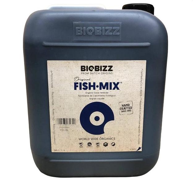 Стимулятор бактериальной флоры Fish-Mix BioBizz 10л фото 1