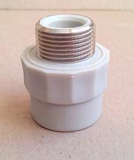 Муфта комбинированная с наружной резьбой PPR ø 32x3/4 серый фото 1