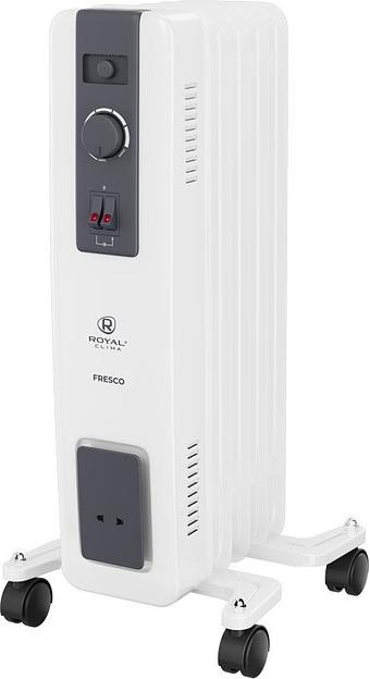 Радиатор масляный Royal Clima ROR-FR7-1500M 1500Вт белый/черный фото 1