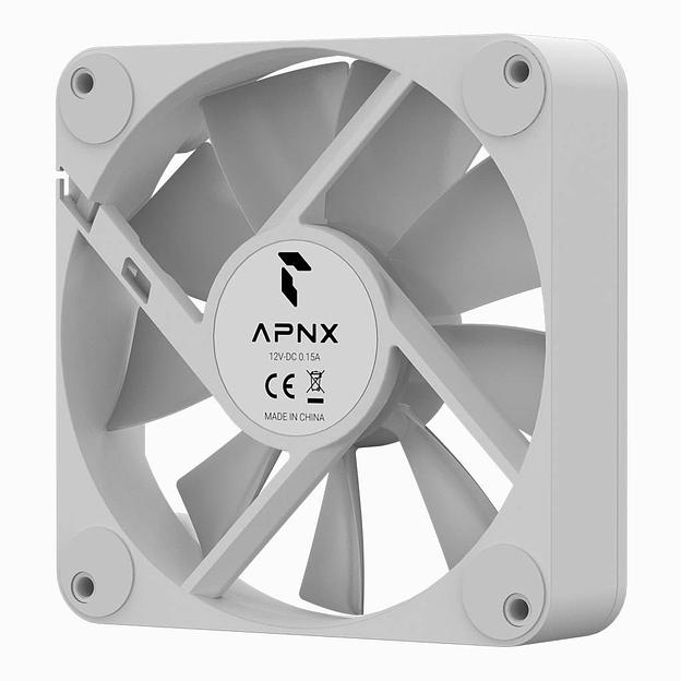 Вентилятор AeroCool APNX FP1-120 PWM ARGB White 120×120×30mm (33,2dB(A), 500-1600±10%RPM, 4 pin/3 pin) (4711099474394) фото 9