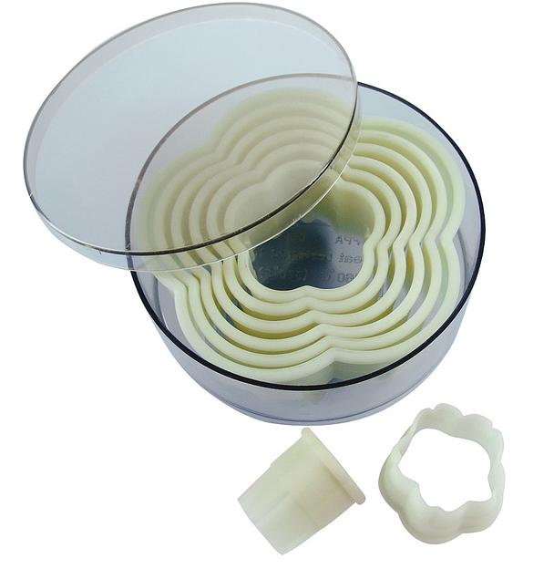 Резак пласт. набор 8 шт "Цветок" полиамид De Buyer /1/ фото 1