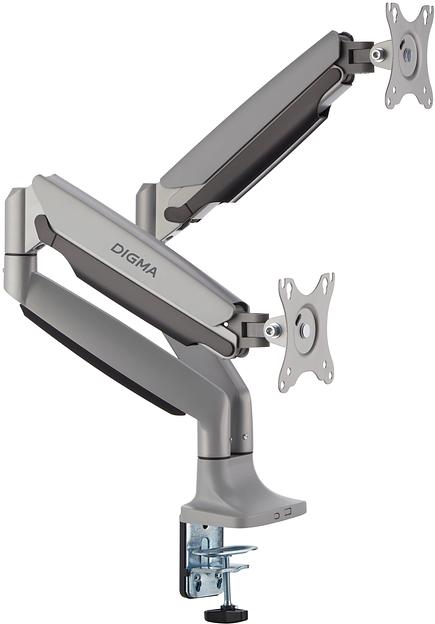 Кронштейн для мониторов ЖК Digma D-MM302D серый 17"-35" макс.9кг крепление к столешнице поворот и наклон фото 4