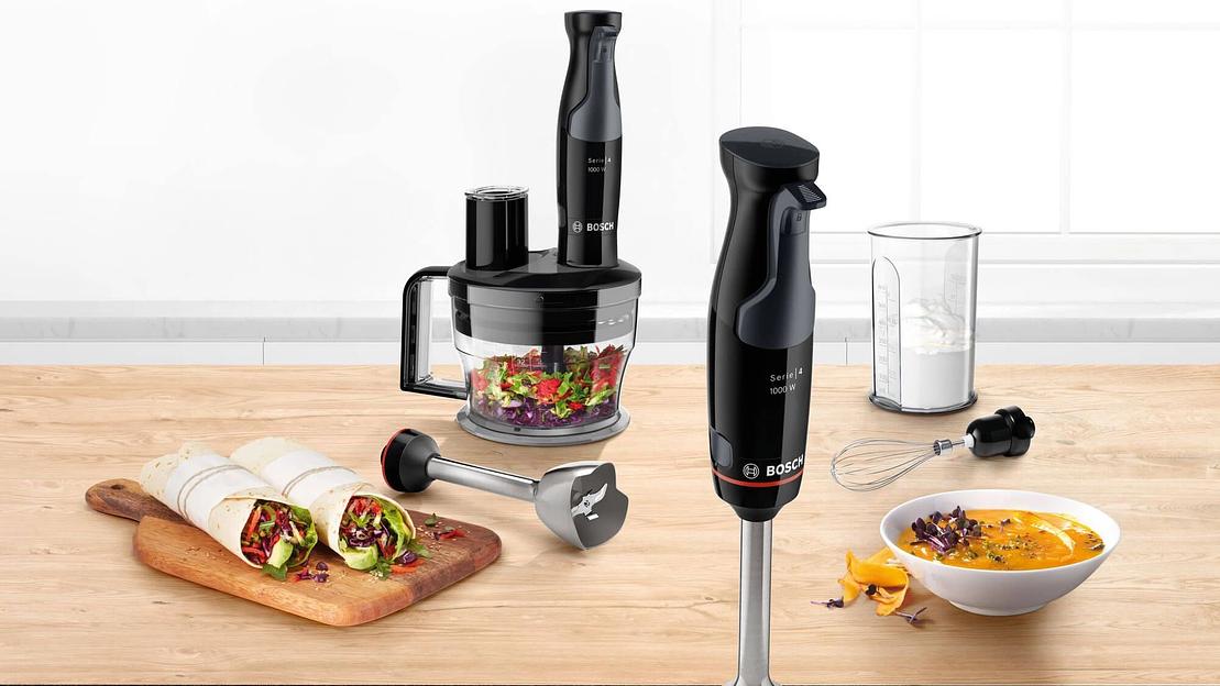 Блендер погружной Bosch MSM4B670 1000Вт черный фото 9