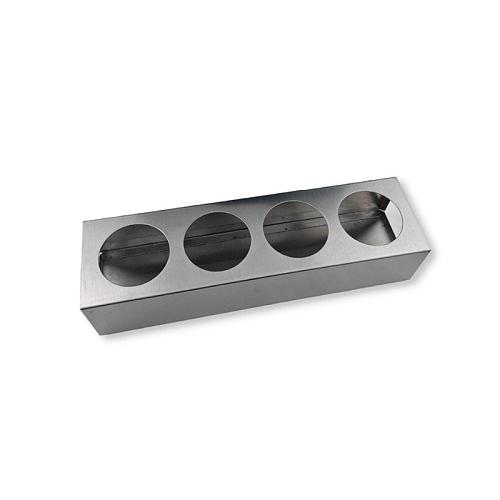 Подставка для соусов 4 ячейки 36*10*8 см. нерж. MGsteel /1/24/ фото 1