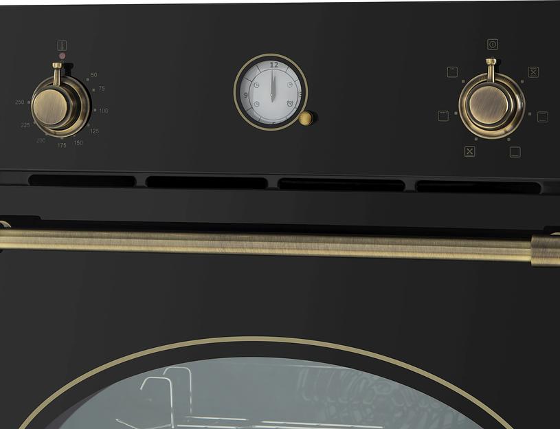 Духовой шкаф Электрический Maunfeld EOEFG.566RBG.RT черный фото 7