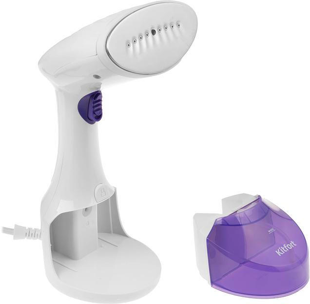 Отпариватель ручной Kitfort КТ-9206 1200Вт белый/фиолетовый фото 3