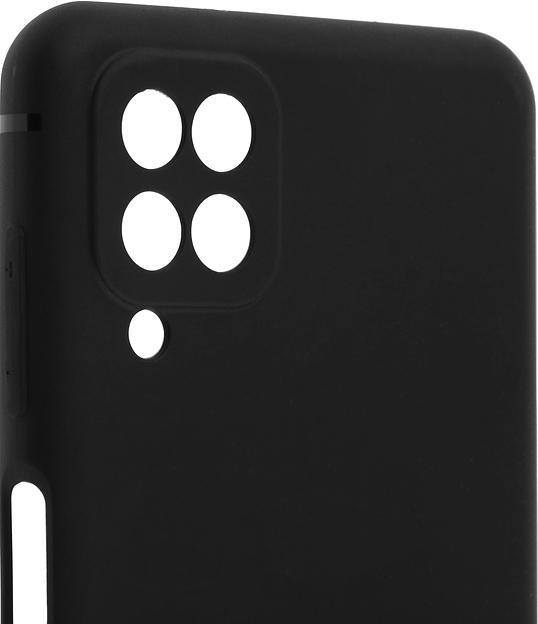 Чехол (клип-кейс) BoraSCO для Samsung Galaxy A12 черный (матовый) (39790) фото 6