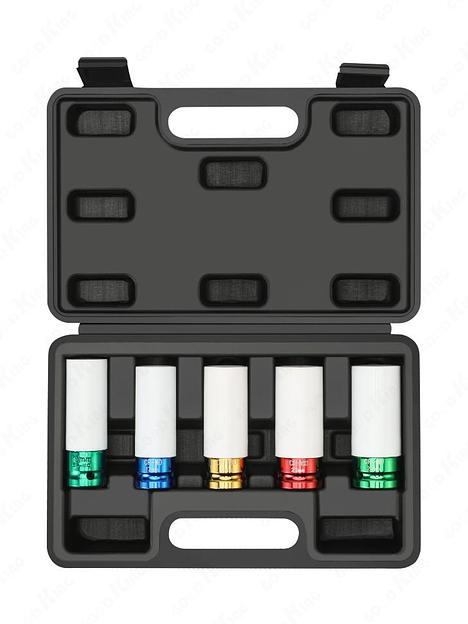 Набор ударных головок 5 предметов 1/2 дюйма GOODKING G-10005 фото 1