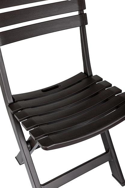 Стул садовый Domfy Garden Chair пластик (компл.:2шт) коричневый/темный шоколад (DOMFY GARDEN CHR/DBR) фото 7