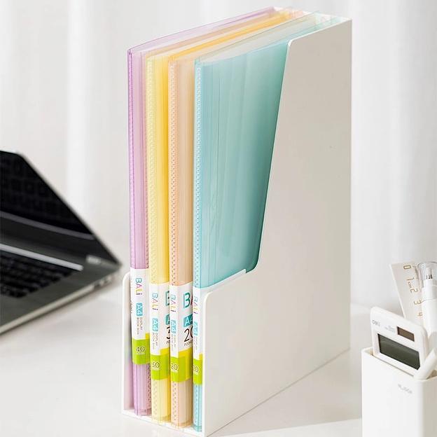 Папка с 40 прозр.вклад. Deli Bali EB034 A4 полипропилен ассорти фото 2