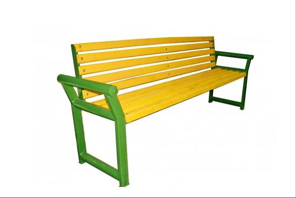 Скамейка «Баллада» 2241×480×860 мм фото 1