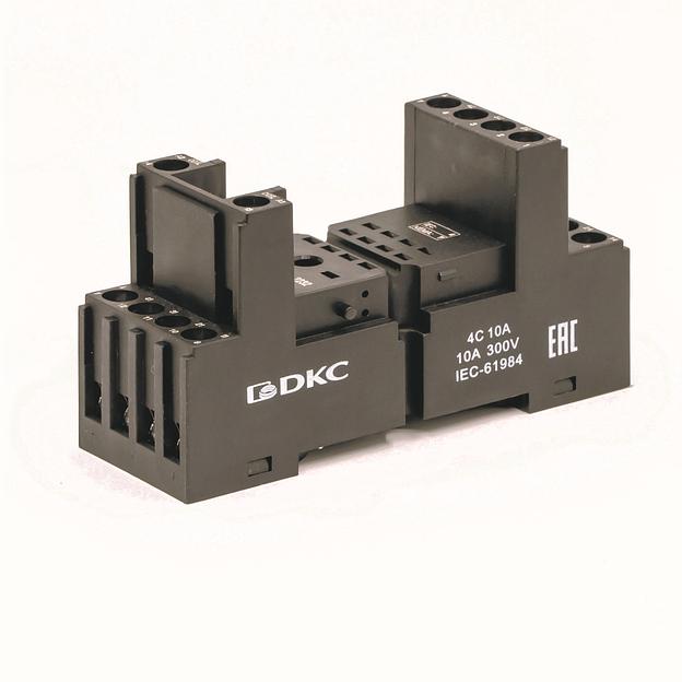 Колодка с винтовыми клеммами для реле на 4 группы: IR-24DC/220DC/230AC-4CO фото 2