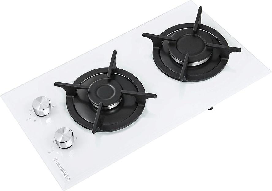 Газовая варочная поверхность Maunfeld EGHG.32.1CW/G белый фото 4