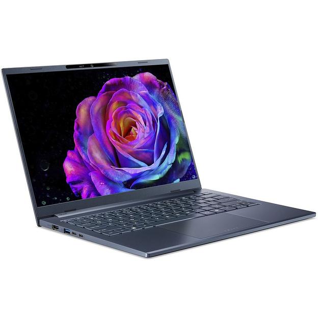 Ноутбук Acer Swift Go 14 AI SFG14-75-58NB Intel Core Ultra 5 226V/16Gb/SSD1Tb/14"/OLED/WUXGA/1920x1200/60Hz/NoOS/Blue (NX.JNBCD.007) фото 3