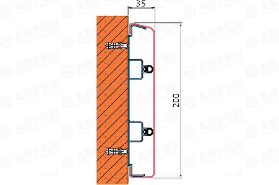 Отбойная доска Arfen «WG200» ОПТ фото 2