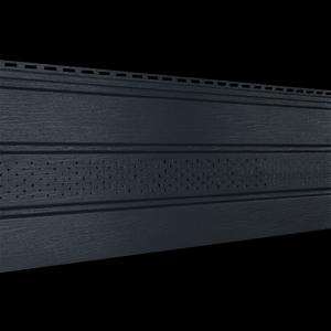 Софит Ю-Пласт Классический с частичной перфорацией,Графитовый фото 1