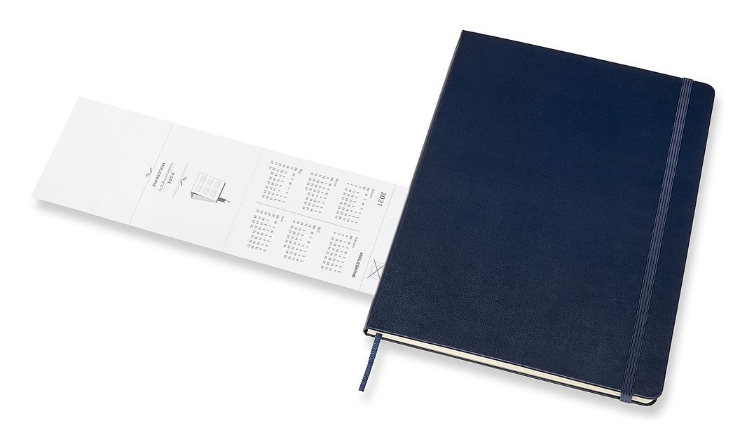 Еженедельник Moleskine CLASSIC WKNT XL 190х250мм 144стр. синий сапфир фото 6