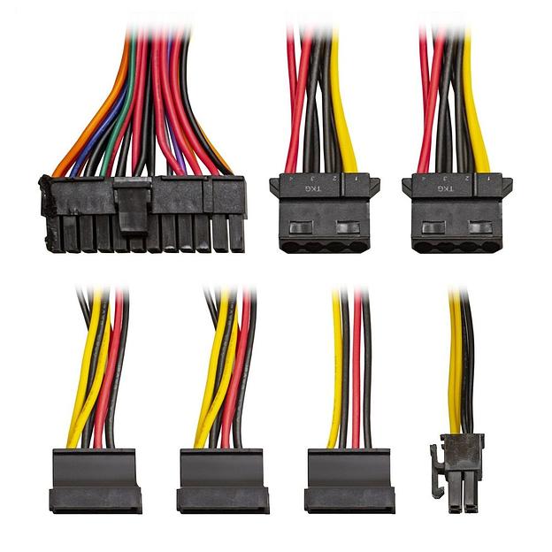 ES261566RUS-PC Блок Питания 350W ExeGate UNS350 ATX, PC, 12cm fan, 24p, 4p, 3SATA, 2IDE, FDD фото 3