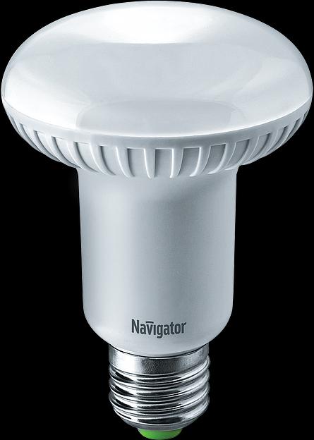 Лампа светодиодная LED зеркальная 12вт E27 R80 белый фото 1