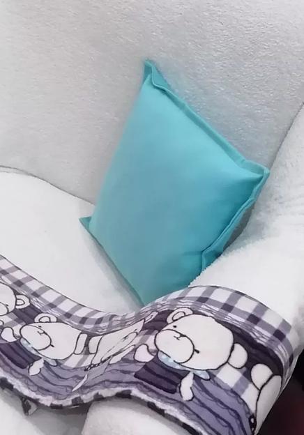 Декоративная подушка на диван 2 шт голубой цвет ОПТ фото 2