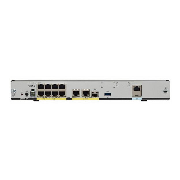 ISR 1100 Ethernet Router, 8x LAN Ports, Dual WAN Ports, C1111-8P фото 2
