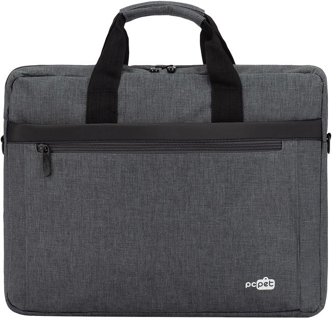 Сумка для ноутбука 15.6" PC Pet PCP15B4GY темно-серый полиэстер фото 2