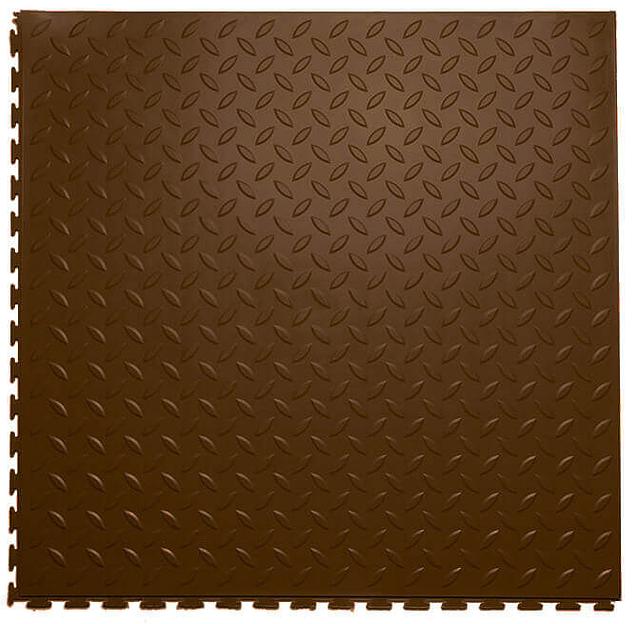 Sold Grain-lock универсальное покрытие, толщина 7 мм, Цвет Коричневый RAL 8025, Толщина модуля 7 мм. фото 1