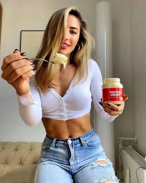 Шоколадная паста с протеином Protein Cream 400 г белый шоколад ОПТ фото 5