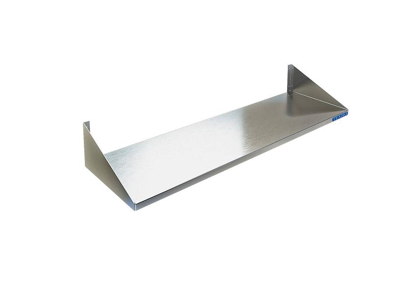 Полка для кухни навесная косынка перфорированная нейтральная ПН-611/404 (400x400x145 мм) фото 1