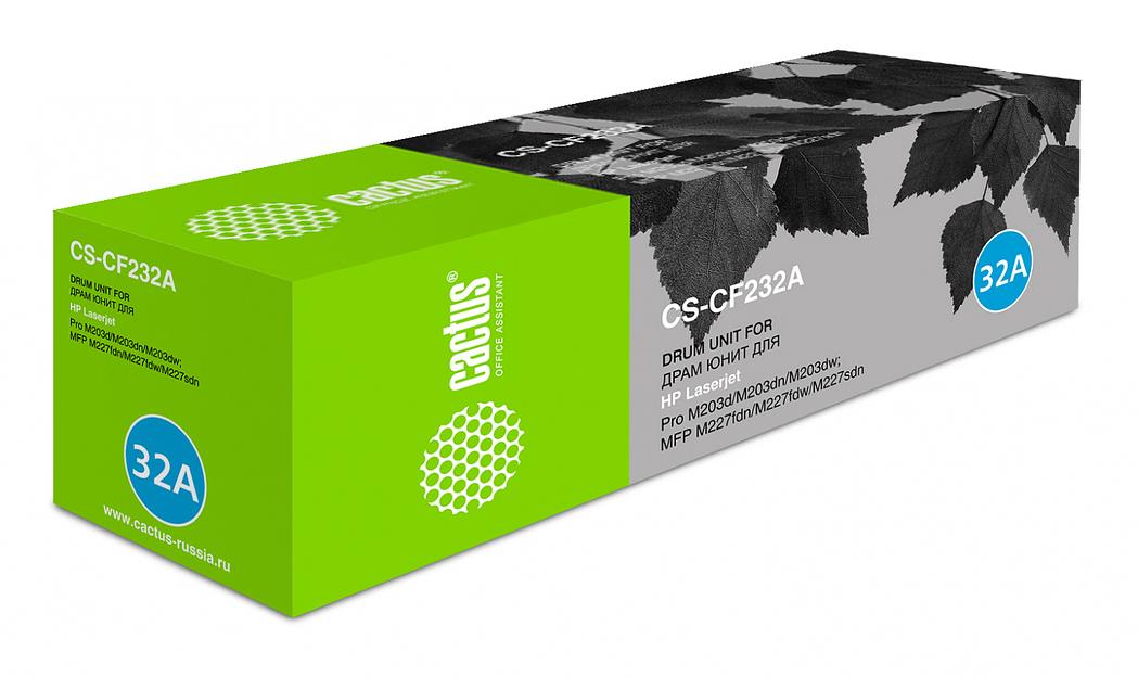 Блок фотобарабана Cactus CS-CF232A CF232A черный ч/б:23000стр. для LJ M203dn Pro/M203dw Pro/M206dn Ultra/M227 Pro MFP HP фото 1