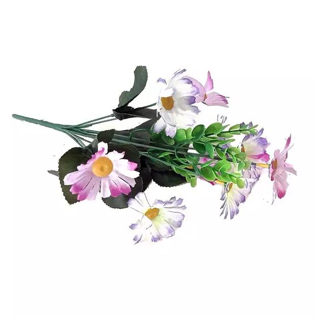 Букет ромашек на 10 голов 38см 378-141 378-170 фото 3