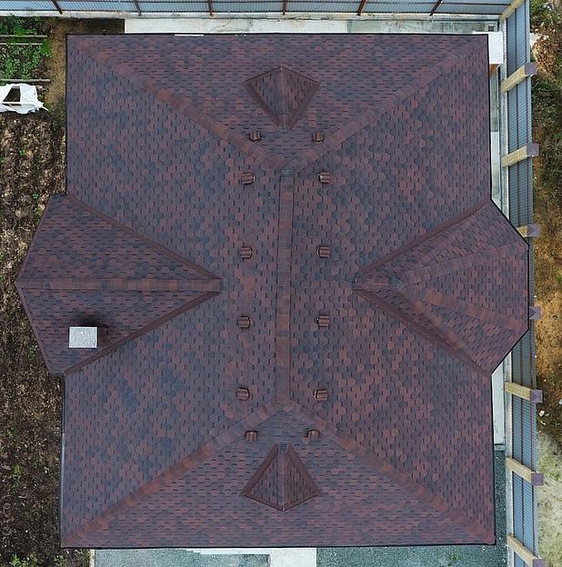 Гибкая черепица Döcke PIE Premium «Шеффилд» бисквит опт фото 6