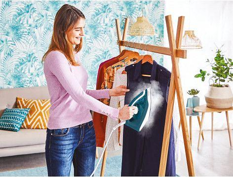 Парогенератор Tefal SV6115E0 2200Вт бирюзовый/белый фото 6