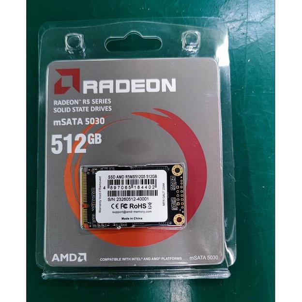 Твердотельный накопитель SSD AMD Radeon 512Gb mSATA SATA [R5MS512G5] фото 5