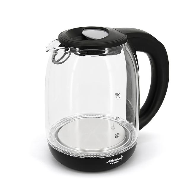 ATH-2532 (black) Чайник стеклянный электрический фото 1