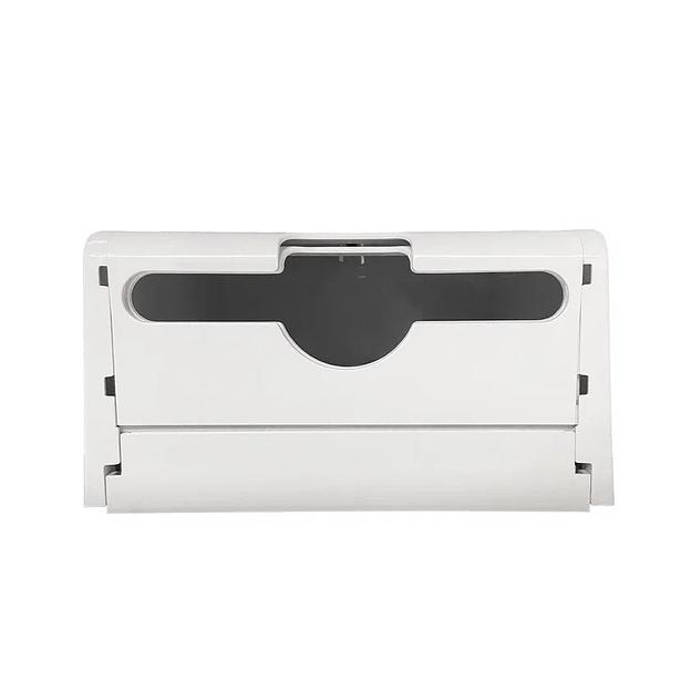 HOR Диспенсер для бумажных полотенец T1 Стандарт, корпус белый, нижнее стекло прозрачное, универс. система сложения (Z(C) / V(ZZ)) опт фото 5