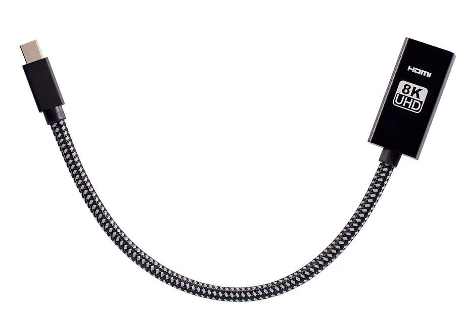 Кабель-адаптер miniDP-M --> HDMI-F 0.2m, 8K@60Hz, медь,Telecom _1 фото 1