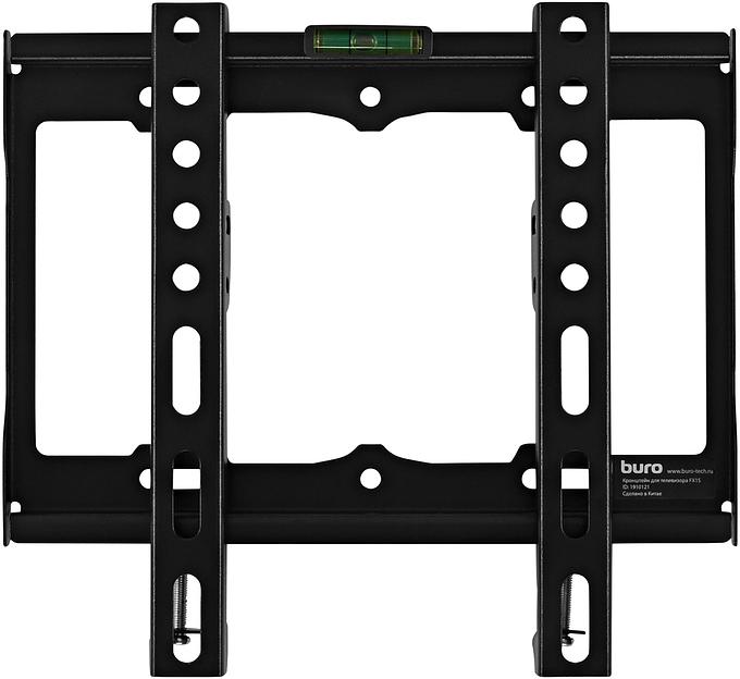 Кронштейн для телевизора Buro FX1S черный 15"-48" макс.25кг настенный фиксированный фото 1