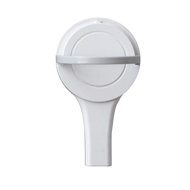 Вилка-невидимка с заземлением белая 16А 250В фото 3