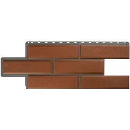 Фасадная панель Альта-Профиль,Венецианский камень, Терракотовый фото 1