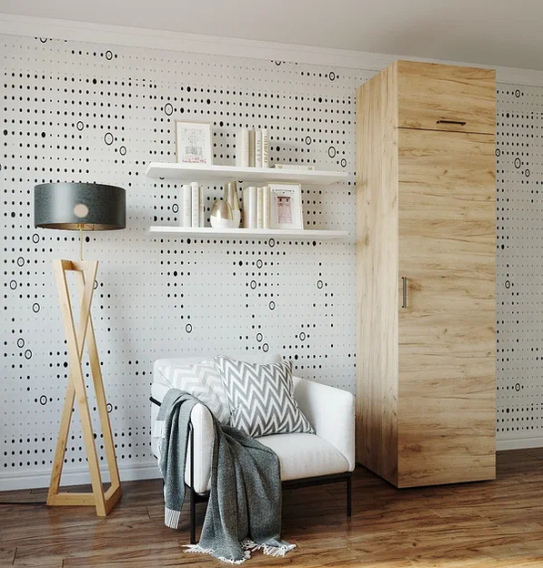 Шкаф распашной Sanvut 600х500х2325 мм арт.Ш6319 ОПТ фото 5