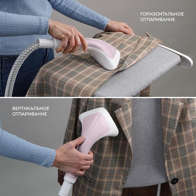 Отпариватель напольный Galaxy Line GL 6216 2200Вт белый/розовый фото 3