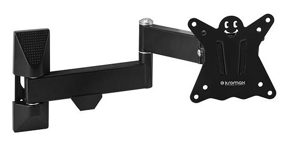 Кронштейн для телевизора Kromax CASPER-104 черный 10"-32" макс.25кг настенный поворот и наклон фото 1