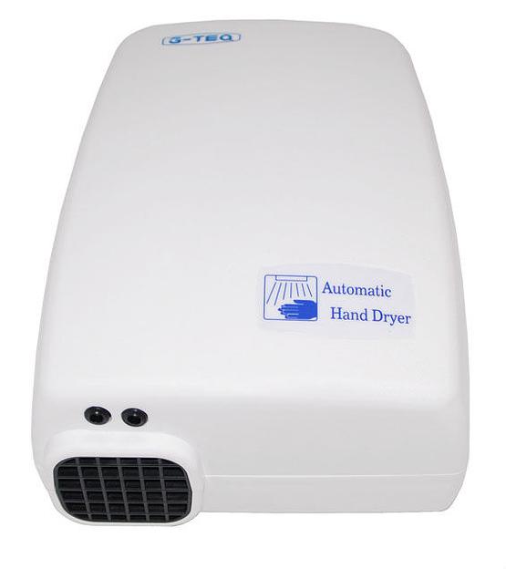 Сушилка для рук G-teq 8809 PW, 1200 Вт, 1,2 кВт, пластик белая фото 1